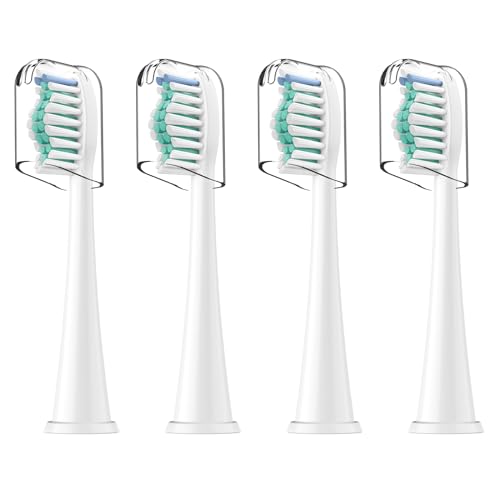 ELFIN Toothbrush Heads, 4 Pack Electric Toothbrush Replacement Heads for Philips Sonicare Soft Dupont Bristles Replacement Toothbrush Heads for Oral Care - Image 1