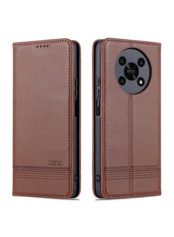 The Bros Case For Honor X30 Magnetic Calf Texture Leather Phone Case