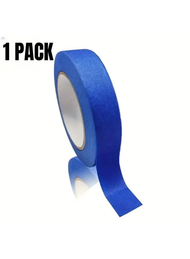 Blue High Adhesive Masking Tape 1 Pack Easy Peel No Residue Waterproof Heat Resistant - Image 1