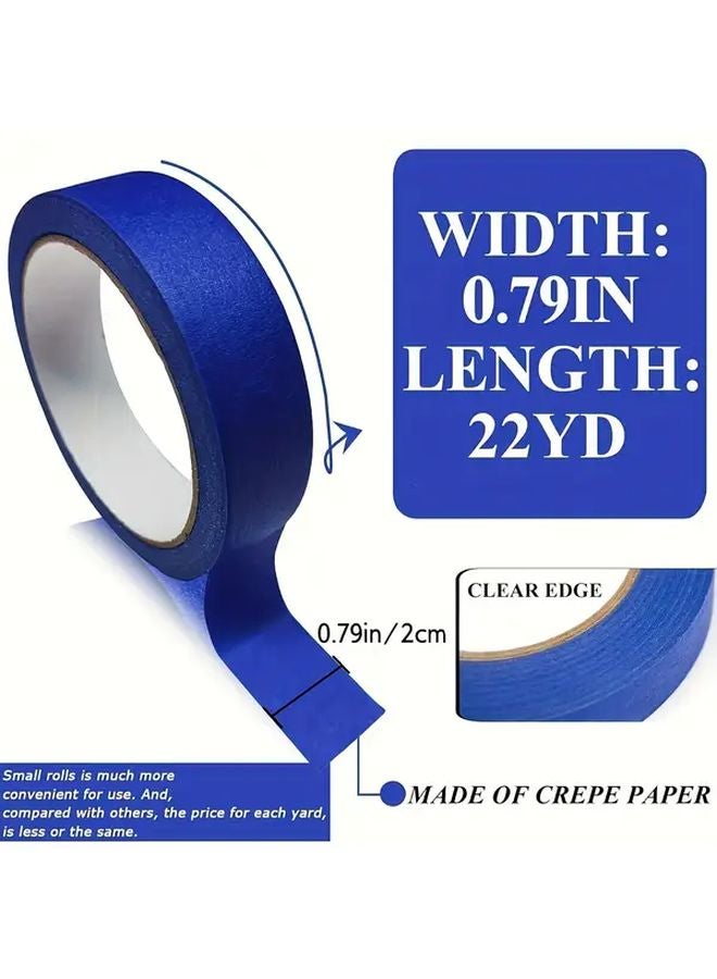 Blue High Adhesive Masking Tape 1 Pack Easy Peel No Residue Waterproof Heat Resistant - Image 5