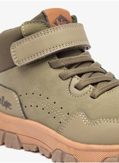 Lee Cooper Boy's Panelled Boots with Hook and Loop Closure  - Image 5