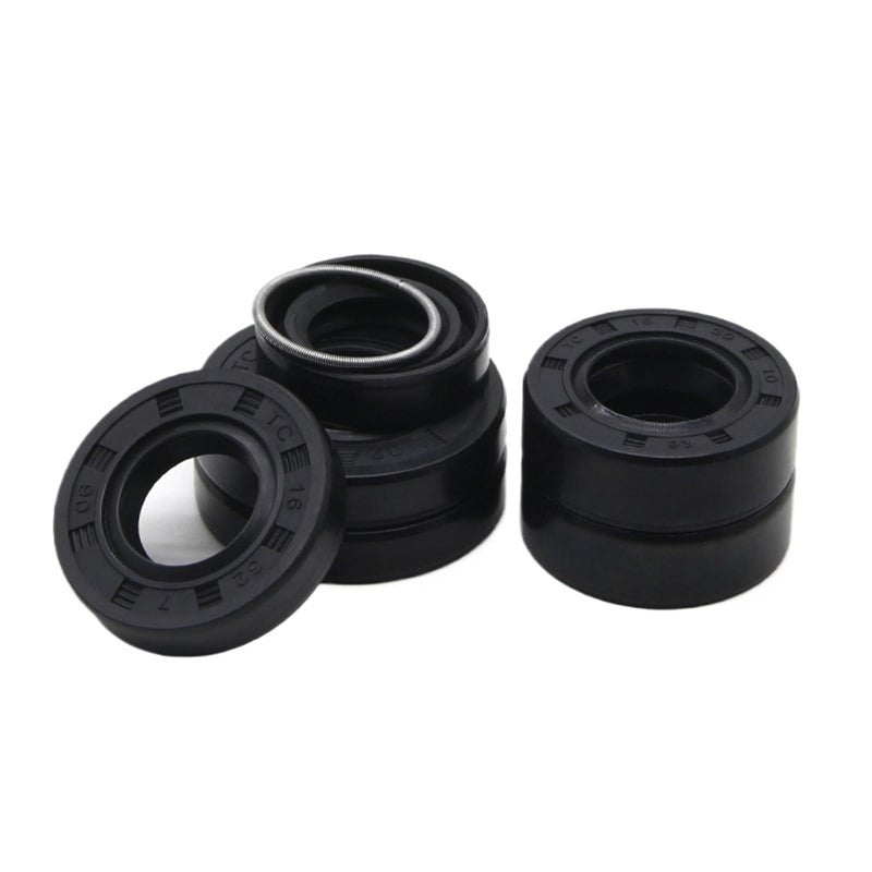 Nitrile Rubber Double Lip Oil Seal 16x30x8mm 5 Pieces Skeleton Gasket - Image 2