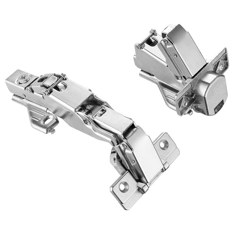 Luokim 165 Degree Lazy Susan Mepla Cabinet Hinge Full Overlay ScrewOn Corner Base Face Frame Hafele Kitchen Hinges 2Pcs