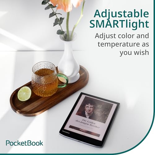 PocketBook بوكيت بوك إنك باد إيو | شاشة ملونة 10.3 بوصة E Ink Kaleido 3 | الكتابة اليدوية والقلم | مشاركة الملاحظات بسهولة | أندرويد 11 | كاميرا للملاحظات على الصور | بلوتوث ومكبر صوت مدمج | كتب صوتية | SMARTlight - Image 5