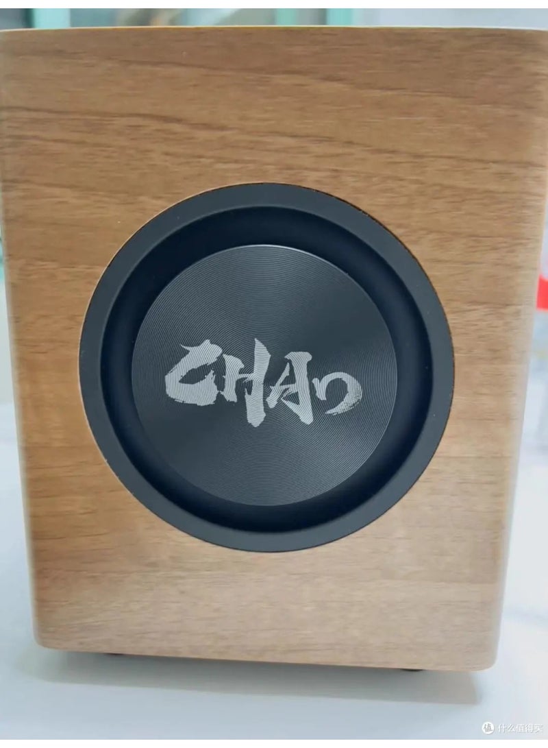 CHAO Music Retro Wooden Bluetooth Speaker – Handmade Wood Grain, 360° Surround Sound, HiFi Subwoofer, Long Battery Life, Portable Wireless Speaker - Image 5