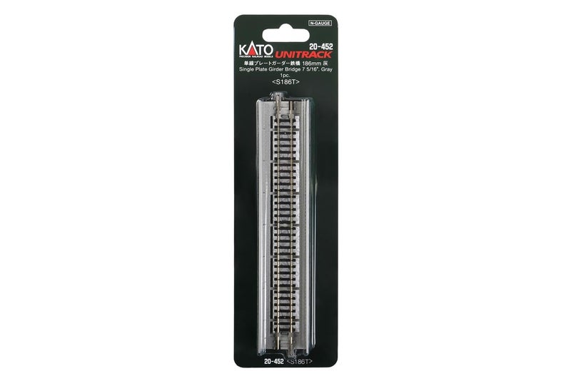 Kato USA Inc. N 186mm 7-5/16 Plate Girder Bridge Gray KAT20452 N Track - Image 3