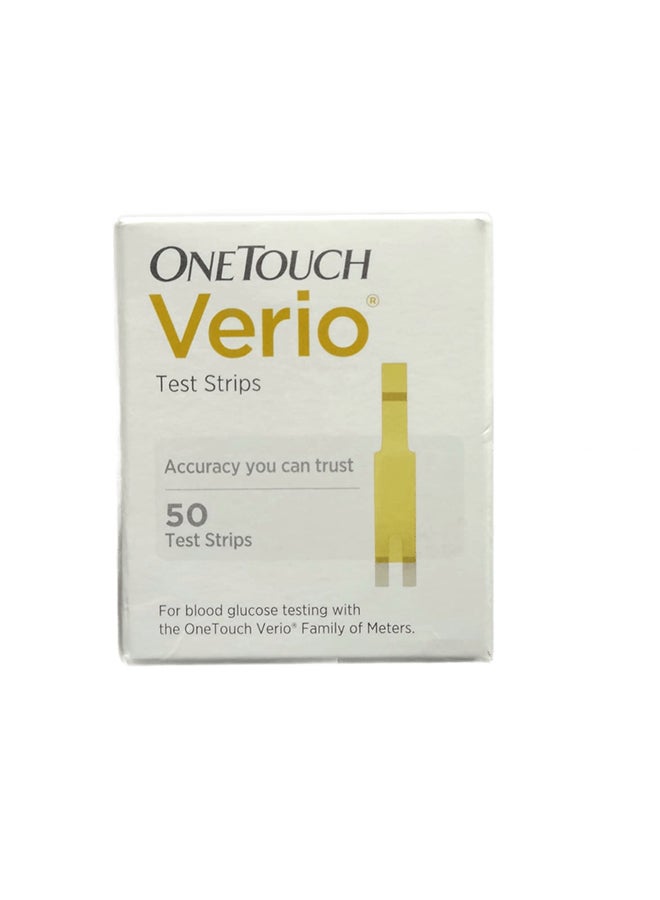 One Touch 50-Piece Verio Test Strips Set - Image 1