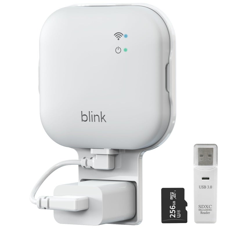 Mamerry 256GB MicroSD Card and Sync Module XR Mount NoDrilling Mount for Blink OutdoorIndoor Security Cameras USBC Cable SD Card Reader Sync Module XR Not Included - Image 2
