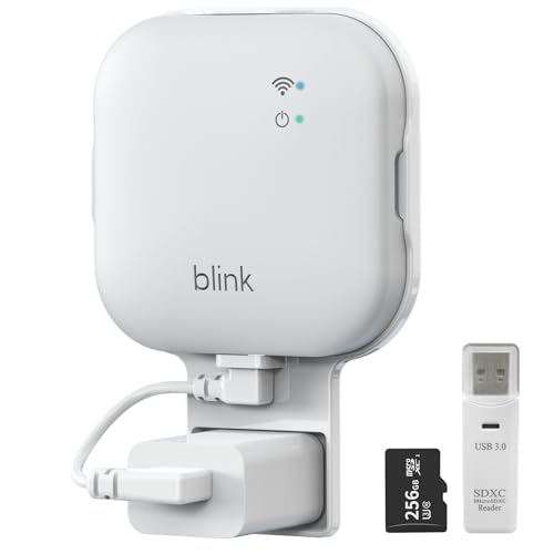 Mamerry 256GB MicroSD Card and Sync Module XR Mount NoDrilling Mount for Blink OutdoorIndoor Security Cameras USBC Cable SD Card Reader Sync Module XR Not Included - Image 1