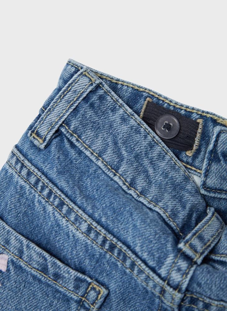 NAME IT Kids Mom Embroidered Jeans  - Image 3