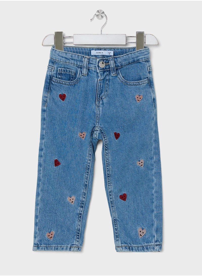 NAME IT Kids Mom Embroidered Jeans  - Image 1
