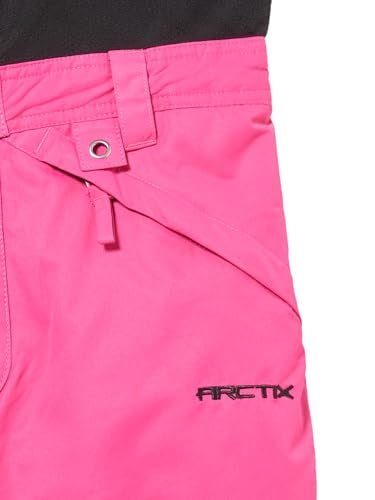 Arctix Kids Limitless Fleece Top Bib Overalls, Fuchsia, Large - Image 2