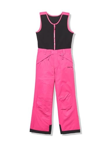 Arctix Kids Limitless Fleece Top Bib Overalls, Fuchsia, Large - Image 1
