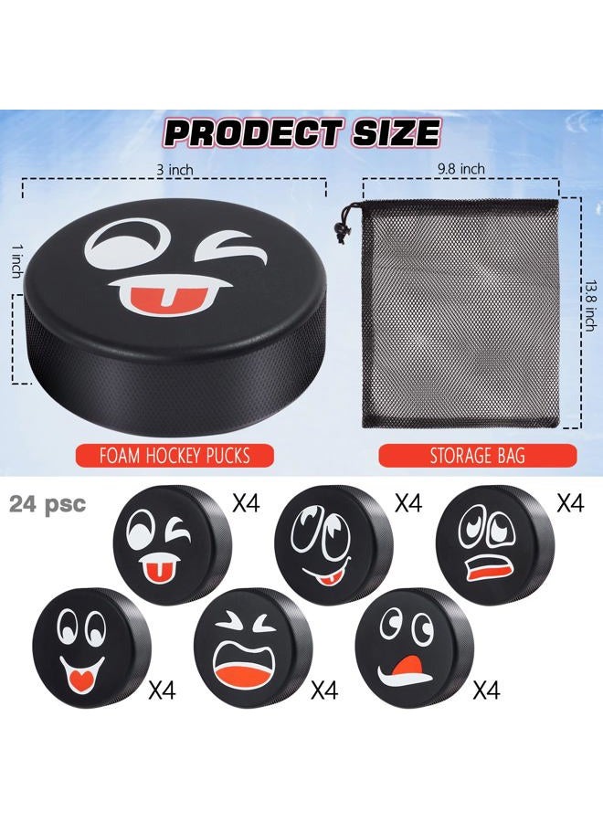 Retrora Novelty Foam Ice Hockey Pucks - Image 2