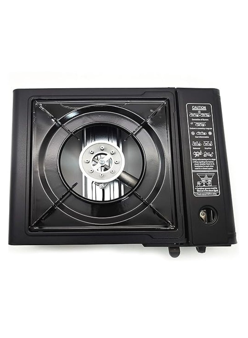 Simple Houseware Portable Camping and Safari Stove with Auto Safety Lock and Durable Steel Design - Image 1