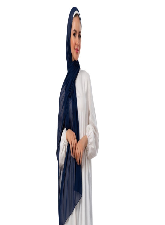 Premium Soft Royal Chiffon Hijab - Elegant Drape & Full Coverage - Multi Colors - Image 4