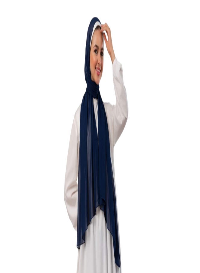 Premium Soft Royal Chiffon Hijab - Elegant Drape & Full Coverage - Multi Colors - Image 2