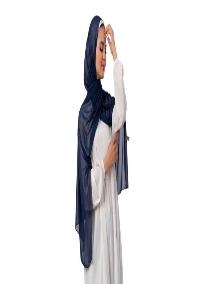 Premium Soft Royal Chiffon Hijab - Elegant Drape & Full Coverage - Multi Colors - Image 3