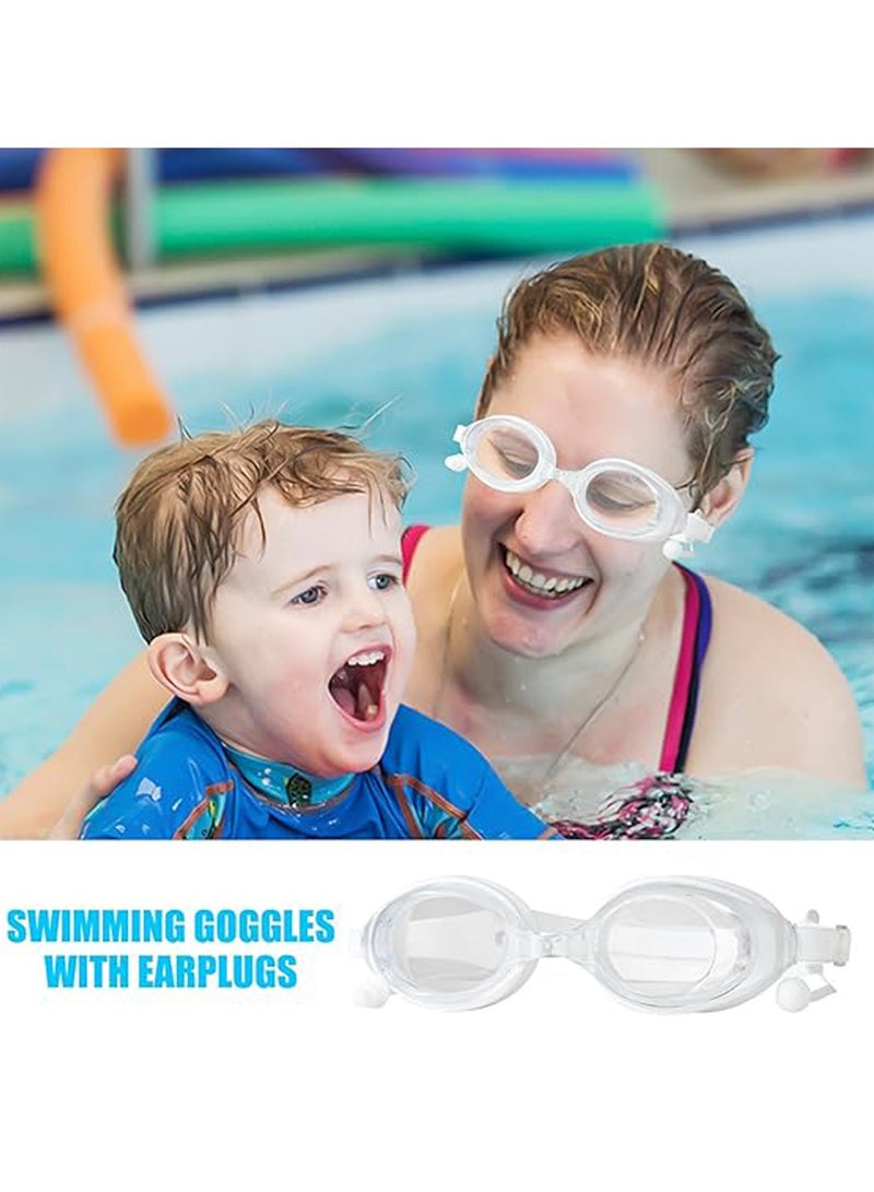 CMGTYYD Swimming Goggles With Earplugs, Anti-Fog Swim Goggles, Sport Swimming Accessories, Crystall Cllear Vision, Leakproof Design, 14.5x3.5cm/5.71x1.38 Inches, For Pool Training And Diving - Image 4