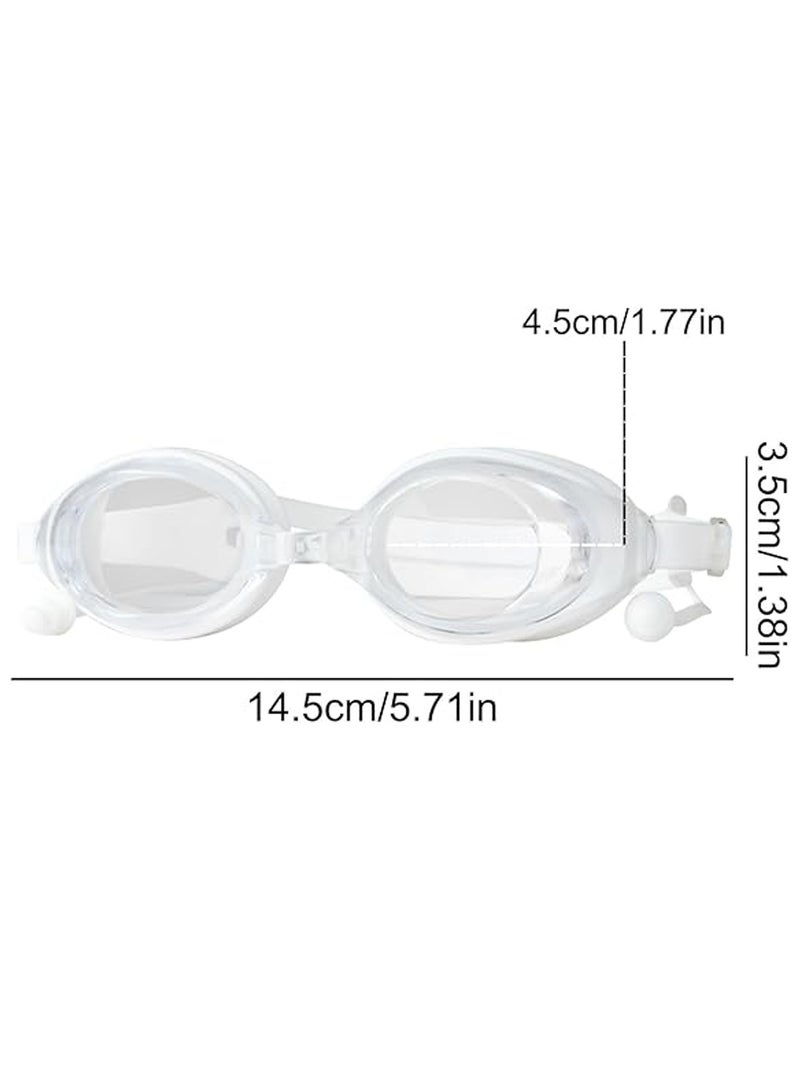 CMGTYYD Swimming Goggles With Earplugs, Anti-Fog Swim Goggles, Sport Swimming Accessories, Crystall Cllear Vision, Leakproof Design, 14.5x3.5cm/5.71x1.38 Inches, For Pool Training And Diving - Image 5