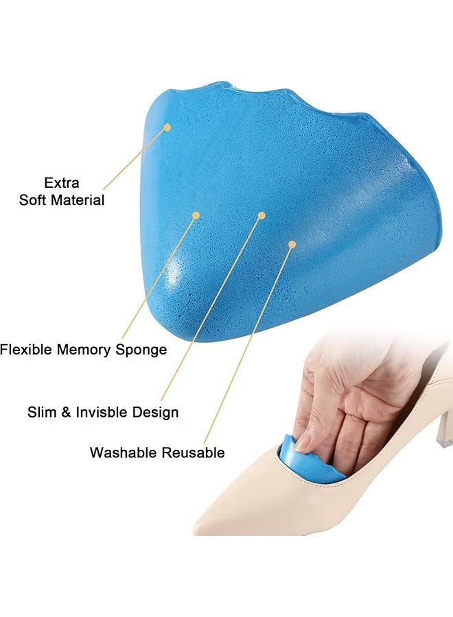 RTYY 6 Pcs Shoe Filler Inserts，Toe Inserts for Shoes Too Big，Soft Memory Foam Toe Cushion Inserts to Make Big Shoes Fit Tighter, Preventing foot deformation，Men & Women Shoe Size Reducer for Sneakers High Heels Boots Flats - Image 4