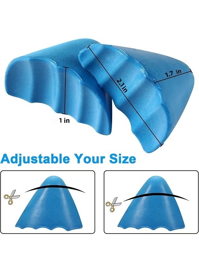 RTYY 6 Pcs Shoe Filler Inserts，Toe Inserts for Shoes Too Big，Soft Memory Foam Toe Cushion Inserts to Make Big Shoes Fit Tighter, Preventing foot deformation，Men & Women Shoe Size Reducer for Sneakers High Heels Boots Flats - Image 5
