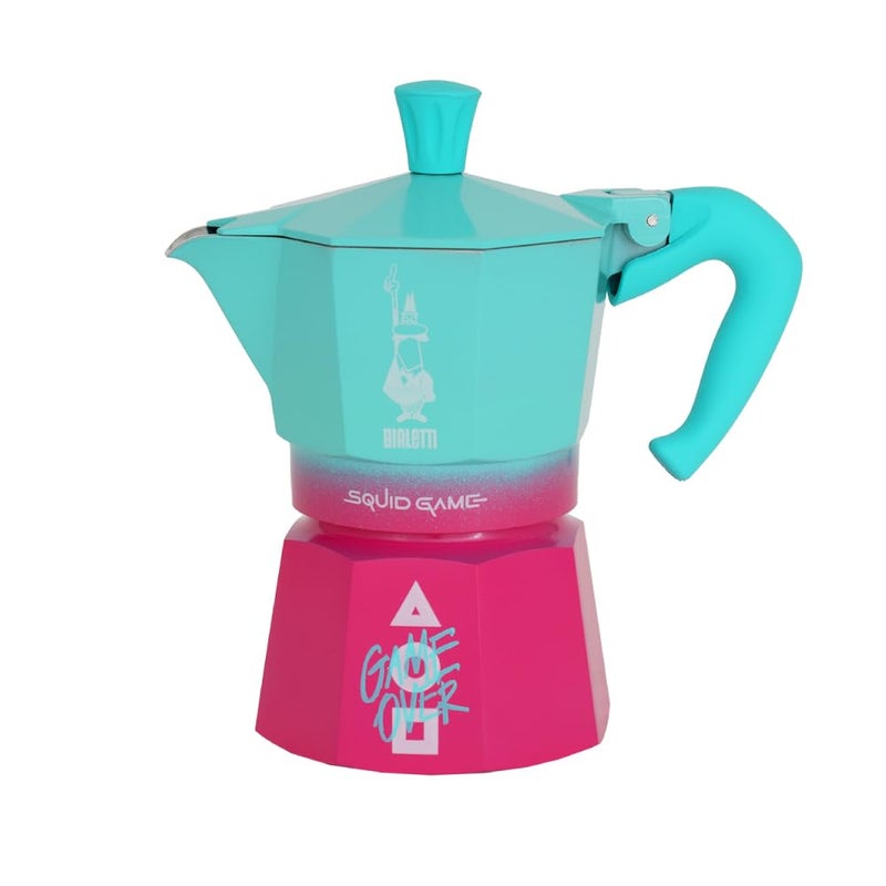 Bialetti Moka Express Squid GameÂ©: Iconic Stovetop Espresso Maker, Moka Pot, Italian Coffee Maker, 3 Espresso Shots (4.3 oz - 130 ml), Aluminum - Image 5