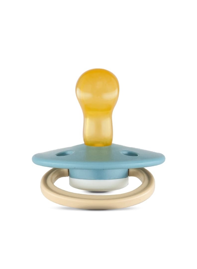 Rebael Fashion Natural Rubber Round Pacifier Size 1 - Baby 0-6M (1-pack) - Rainy Pearly Lion - Image 2