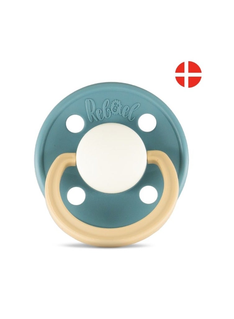 Rebael Fashion Natural Rubber Round Pacifier Size 1 - Baby 0-6M (1-pack) - Rainy Pearly Lion - Image 3