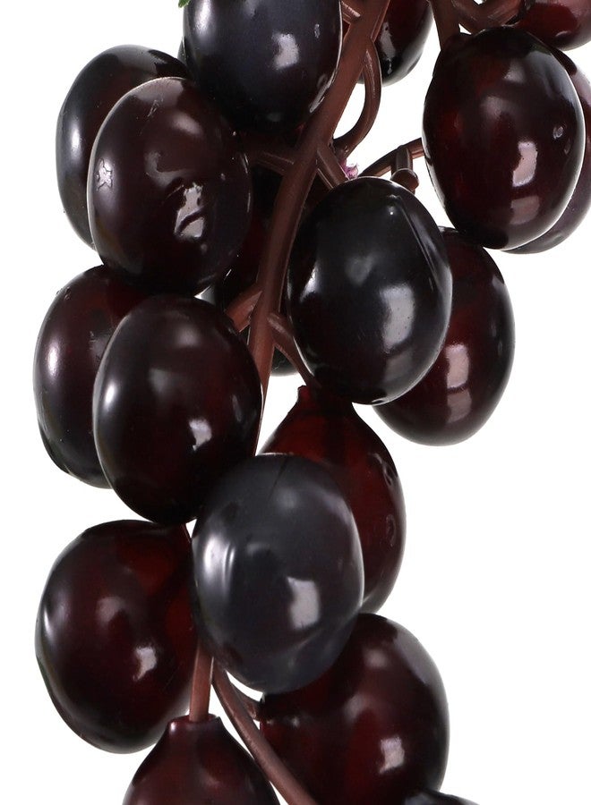 ZEAYEA 12 Bunches Artificial Grapes, Simulation Lifelike Grape Clusters, Decorative Rubber Fake Grapes for Wedding Kitchen Wine Centerpiece Decoration Photography Faux Fruit Props, 6 Colors, 2 Size - Image 3