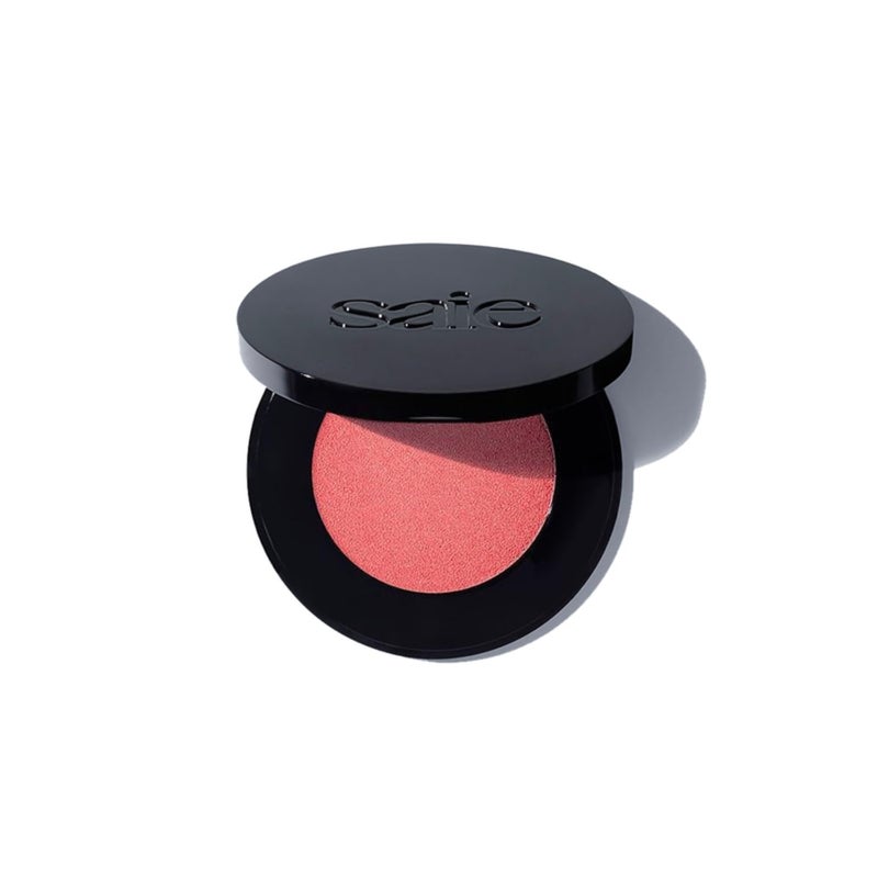 Saie Glow Sculpt MultiUse Highlighter Cream Blush Lightweight with Hyaluronic Acid Micropearl for Radiant Glowing Skin Peachglow 02 oz