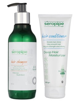 seropipe Seropipe Hair Shampoo 300 Ml + Seropipe Hair Conditioner 200 Gm 
