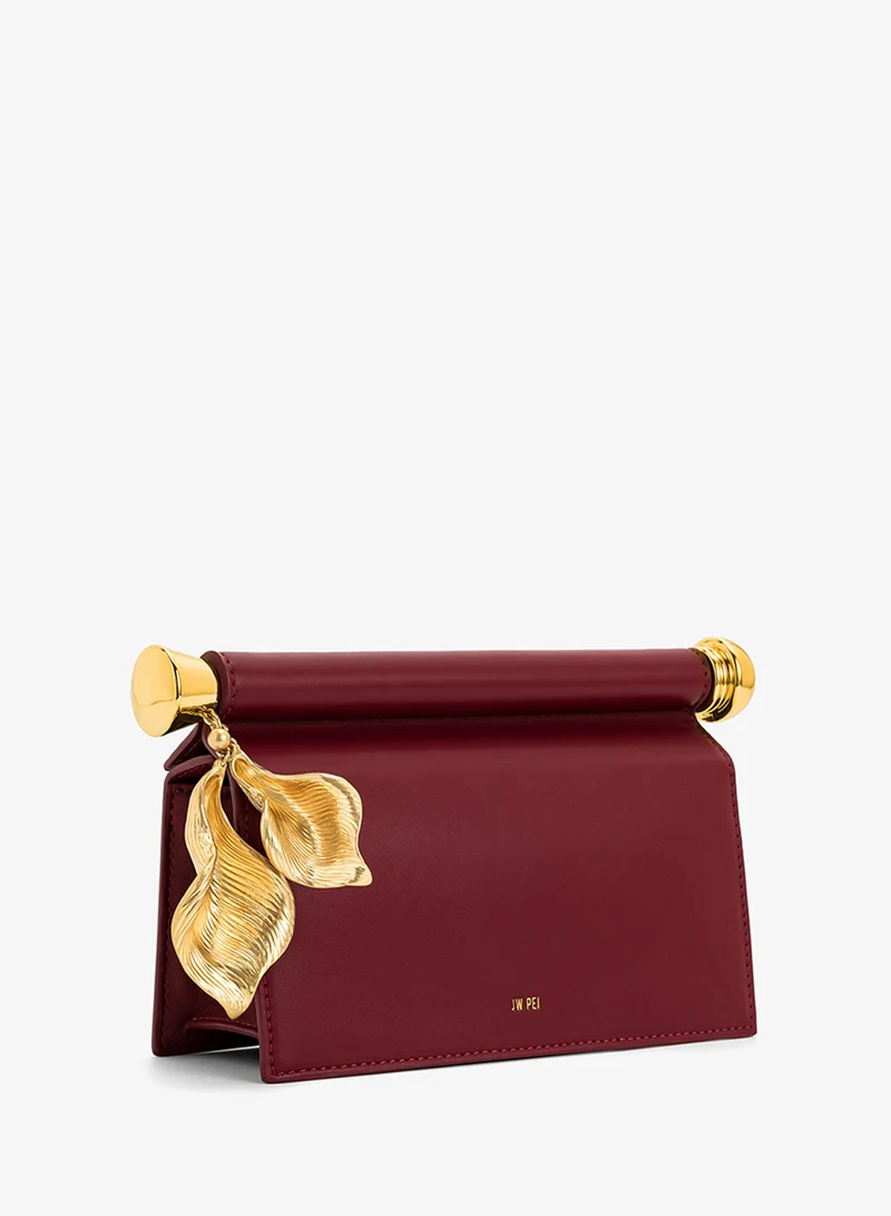 Jw Pei Claret Holly Metal Pendant Embellished Clutch for Women | Best Price UAE
