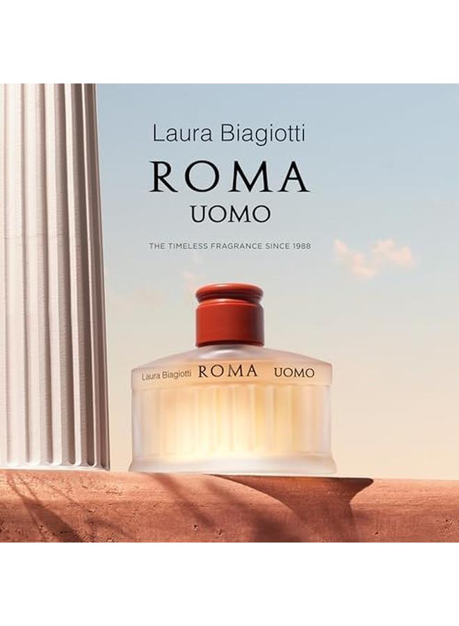 لورا بياغوتي روما أومو أو دو تواليت 200 مل 200 مل أو دي تواليت بخاخ أبيض - Image 3