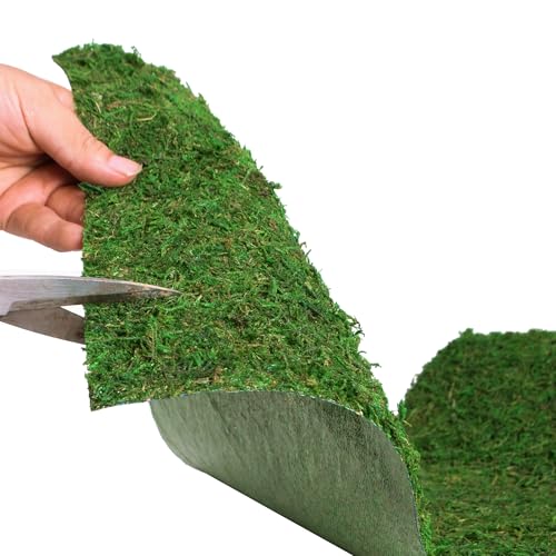 USMOLA Moss Roll, Dried Moss for Crafts, Moss Table Runner for Fairy Gardens, Wedding Woodland Decor, Preserved Moss Mat for Table Decoration (12" W x 60" L) - Image 5