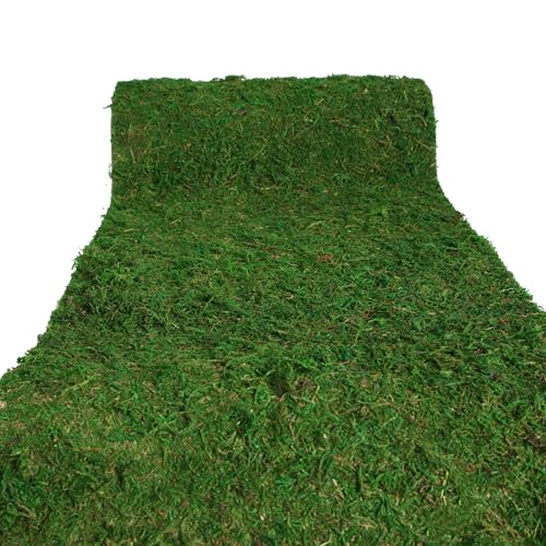 USMOLA Moss Roll, Dried Moss for Crafts, Moss Table Runner for Fairy Gardens, Wedding Woodland Decor, Preserved Moss Mat for Table Decoration (12" W x 60" L) - Image 4