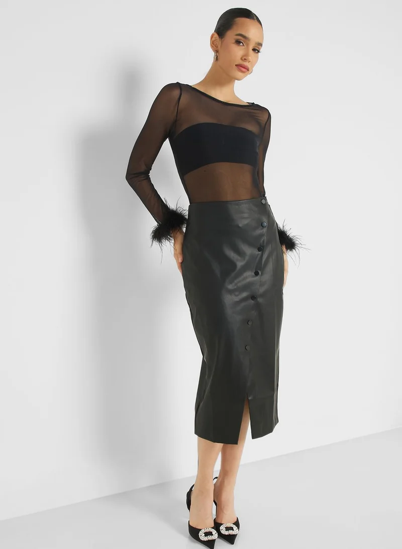Femi9 High Waist Skirt