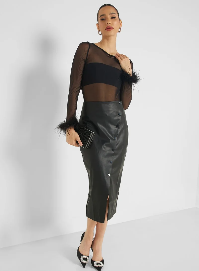 Femi9 High Waist Skirt