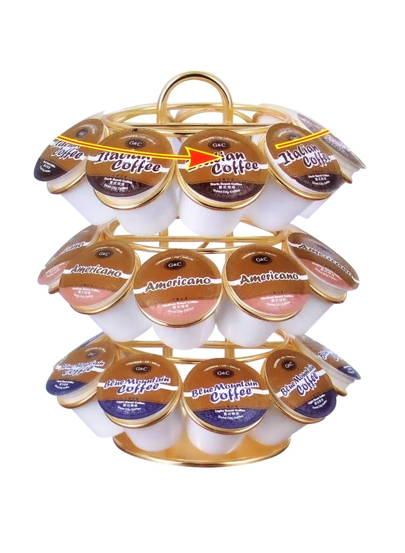 دي إل سي  رف معدني لتخزين القهوة dlc-38727 - Image 3