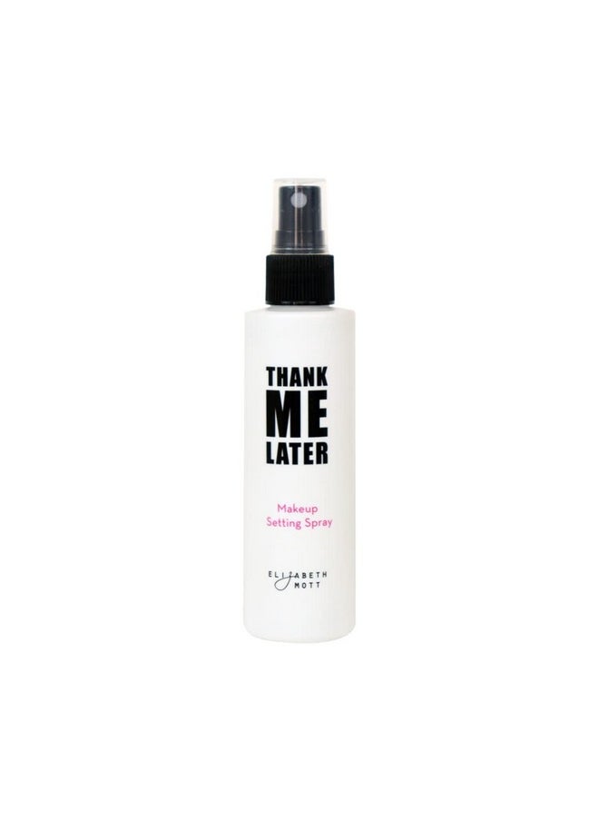 Elizabeth Mott Thank Me Later Face Makeup Setting Spray For Oily Skin Cruelty Free Weightless Hydrating Long Lasting Matte Finishing Spray For Face & Skin That Glow 95Ml  - Image 1