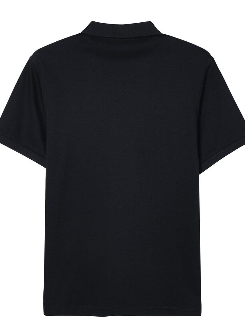 GIORDANO Men's Slim Fit Interlock Polo with Embroidery - Liquid Touch - Image 2