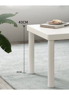 NKX Minimalist Square Coffee Table for Bedroom and Living Room 60x60 cm  - Image 4