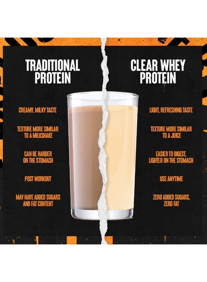 ANIMAL Universal Nutrition Animal Clear Whey Protein Isolate | Orange Pineapple | 500g | 20g Protein & 5g BCAAs | Lean Muscle & Recovery Support - Image 5