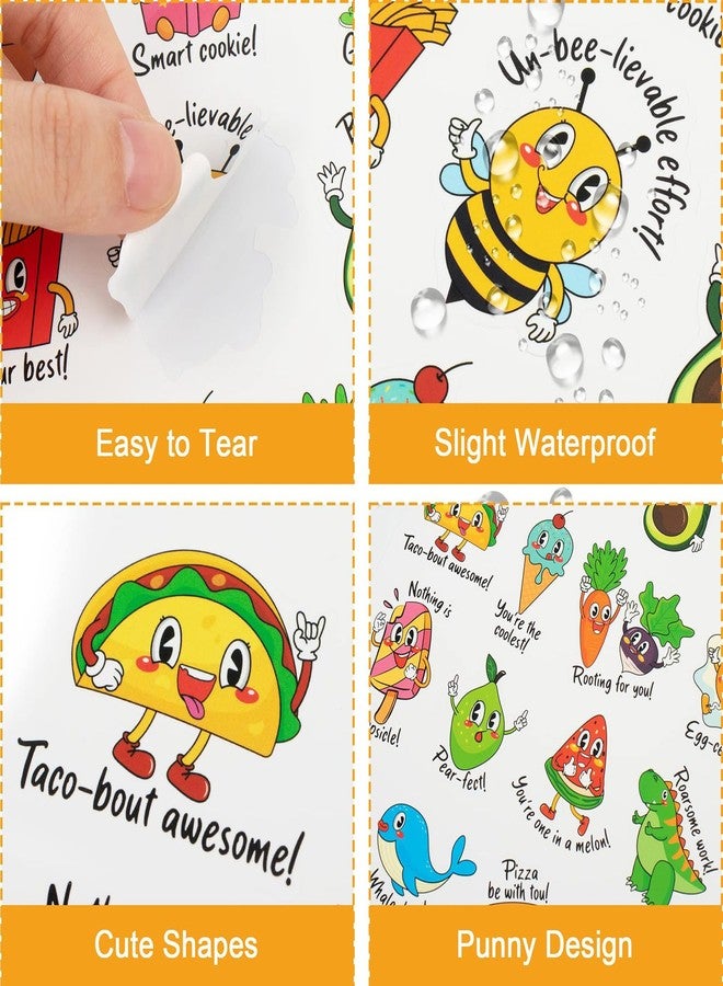 ZhildChen 800PCS Punny Teacher Rewards Sticker for Students Positive Encouragement Stickers for Home School Supplies Motivational Class Rewards Incentive Stickers Adorable Cute Incentive Stickers (Style A) - Image 2