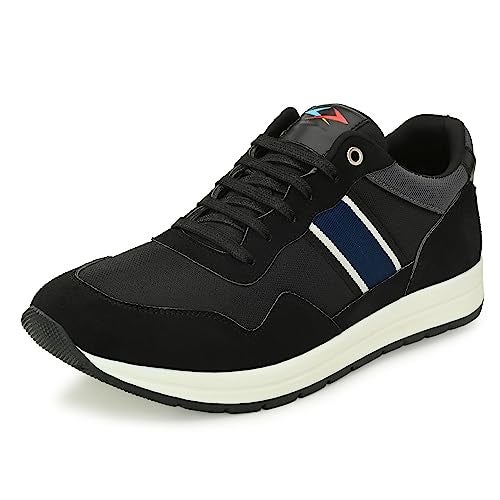 Cruiser Men's Pace-1 Black Sneakers_8 UK (2502-3) - Image 1