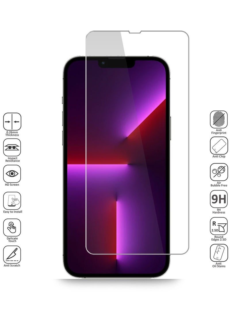 Techie Apple iPhone 13 Pro HD Clear Tempered Glass Screen Protector - Image 2