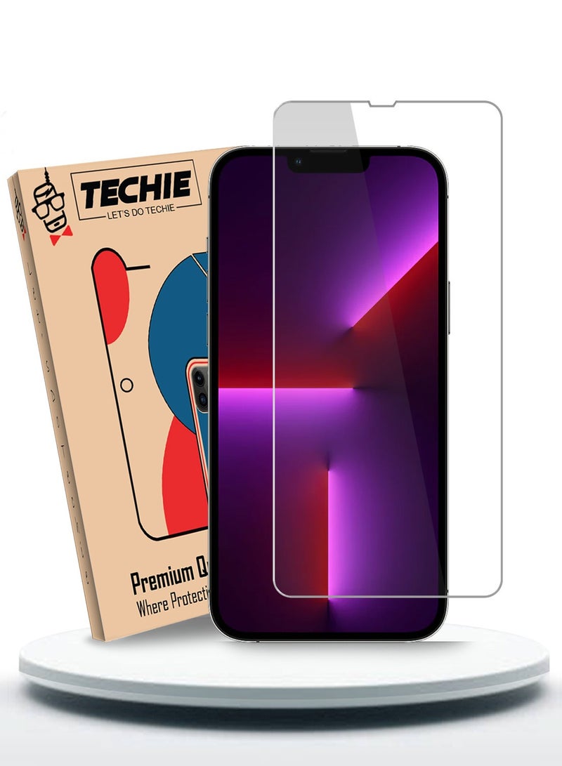 Techie Apple iPhone 13 Pro HD Clear Tempered Glass Screen Protector - Image 1