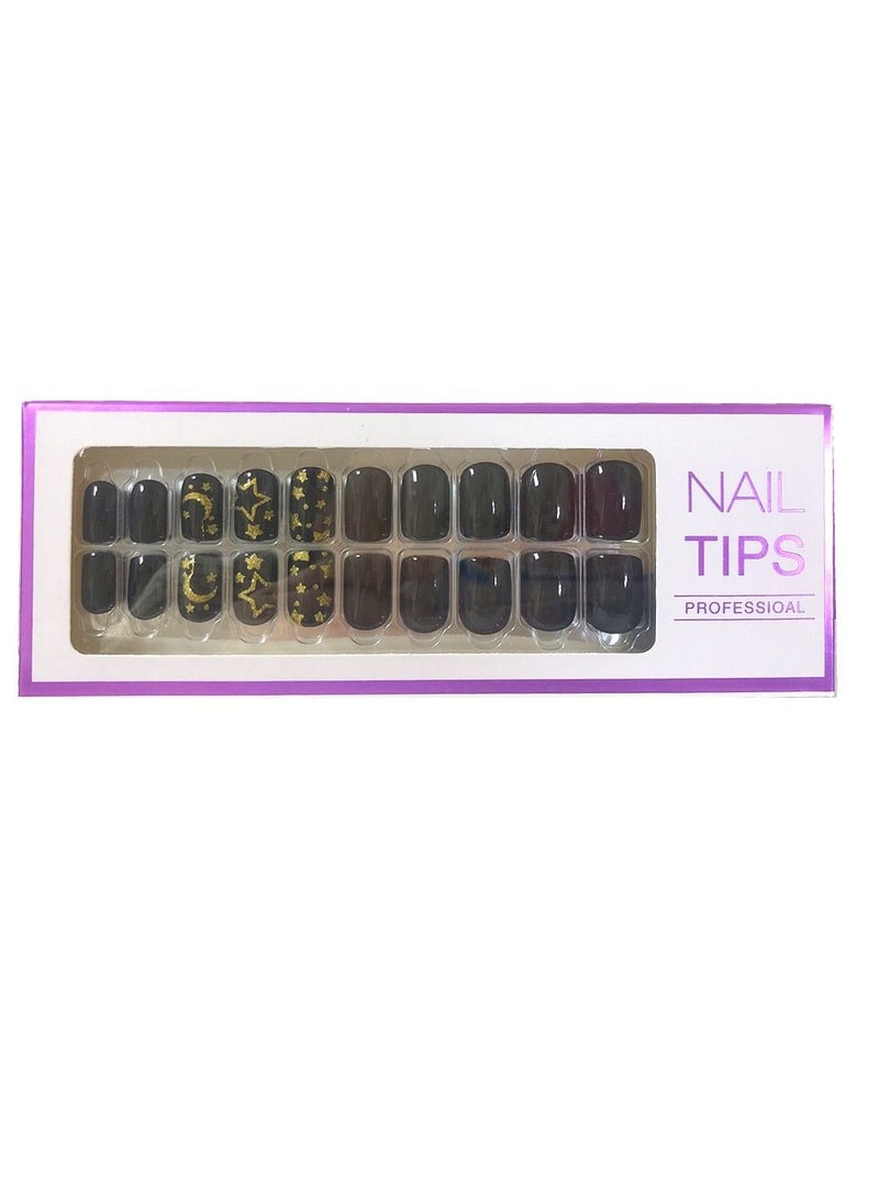 BLOOMING TIME False Tips Full Cover Nail Stick - Image 1