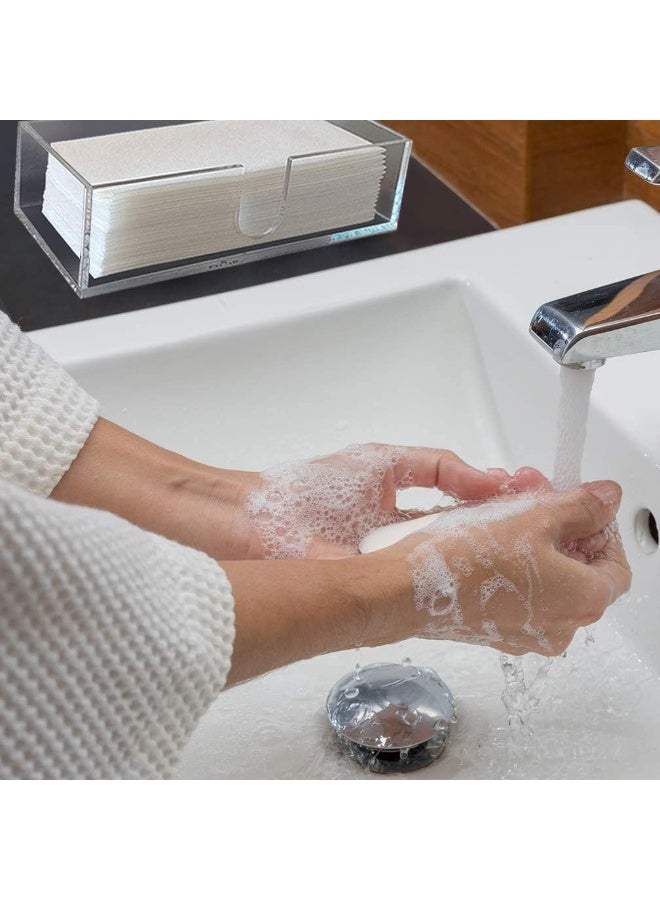 TPGP Guest Towels Disposable Cloth Like Paper Christmas Paper Towles Hand Napkins Soft, Absorbent, Paper Hand Towels for Kitchen, Bathroom, Parties, Weddings, Dinners or Events (Hand Towel Holder) - Image 3