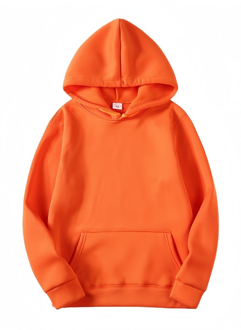 KUYING - New Pullover Hoodie Sports Solid Color Casual Sweatshirt - Image 1